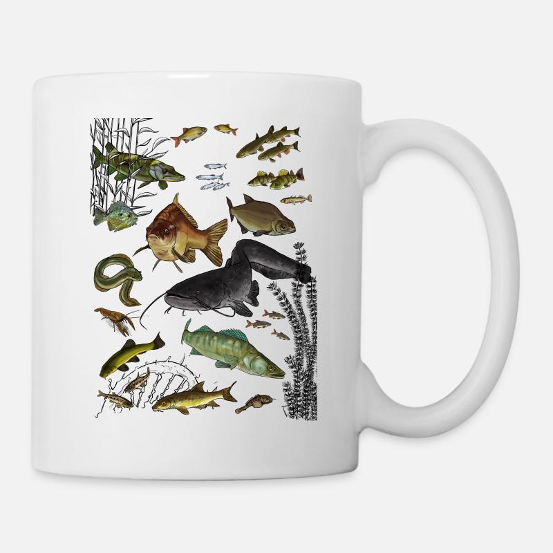 Poissons fish - Mug blanc - blanc