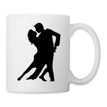 tanzpaar - Tasse - Weiß - Rechts