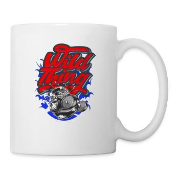 Fitness Training Affe Wild Sport de musculation Gym - Mug blanc - blanc - Droite