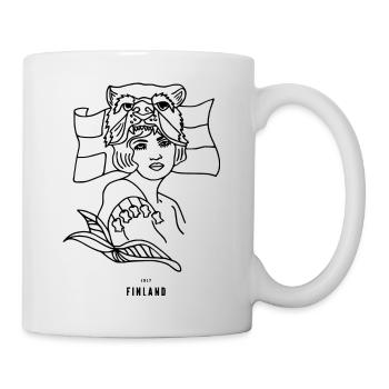 Maiden of Finland - Suomineito - Mug - white - Right