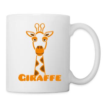 girafe - Mug blanc - blanc - Droite