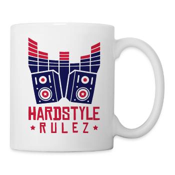 hardstyle_rulez_ge2 - Tasse - Weiß - Rechts
