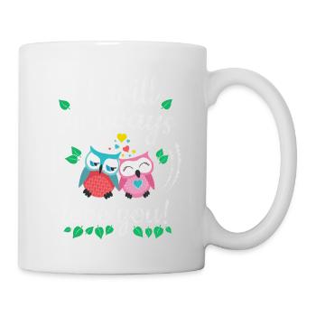 i will owlways love you owls - Mug - white - Right