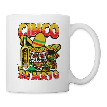 Cinco De Mayo Fiesta Party Funny Mexicans Mexico - Mug - white - Right