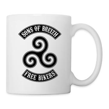 sons of breizh bikers 10 - Mug blanc - blanc - Droite