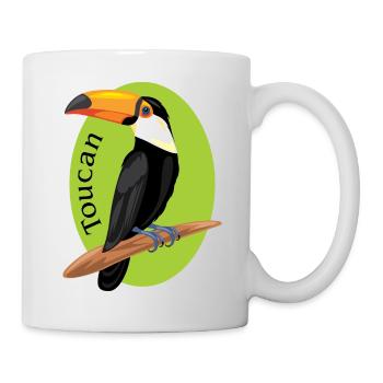 Toucan - Mug blanc - blanc - Droite