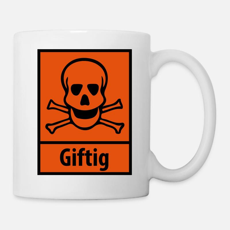 Giftig - Tasse - Weiß