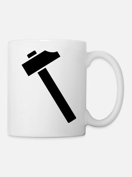Hammer - Tasse - Weiß