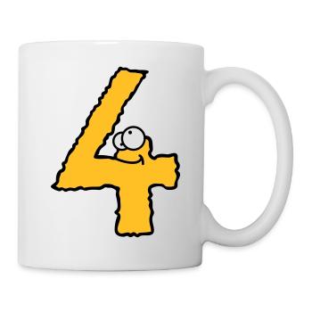 Fun 4 four comic book monsters - Mug - white - Right