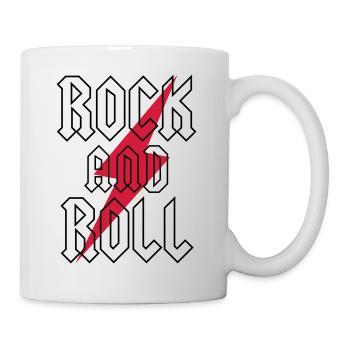 Rock And Roll - Mug blanc - blanc - Droite