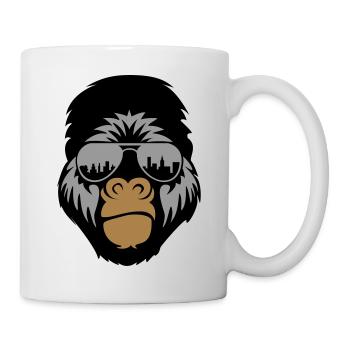 City gorilla - Mug blanc - blanc - Droite