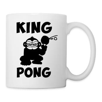 ping pong, tennis de table humour drôle - Mug blanc - blanc - Droite