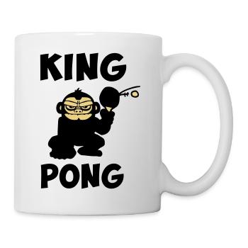 ping pong, tennis de table humour drôle - Mug blanc - blanc - Droite