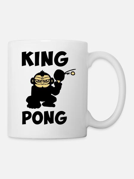 ping pong, tennis de table humour drôle - Mug blanc - blanc