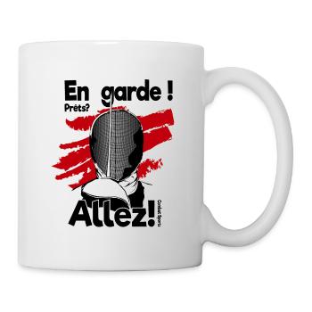 Fencing - Fencing En garde! Prêts? Allez! - Mug - white - Right