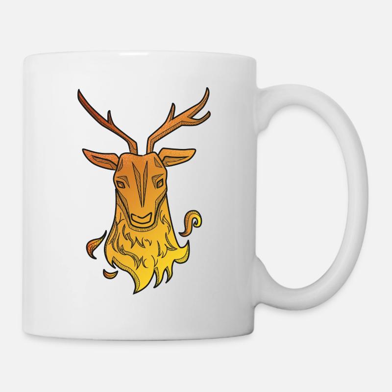 Oh mon sommet de cerf, qui a l'air attrayant. - Mug blanc - blanc