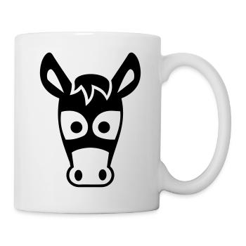 Esel - Tasse - Weiß - Rechts