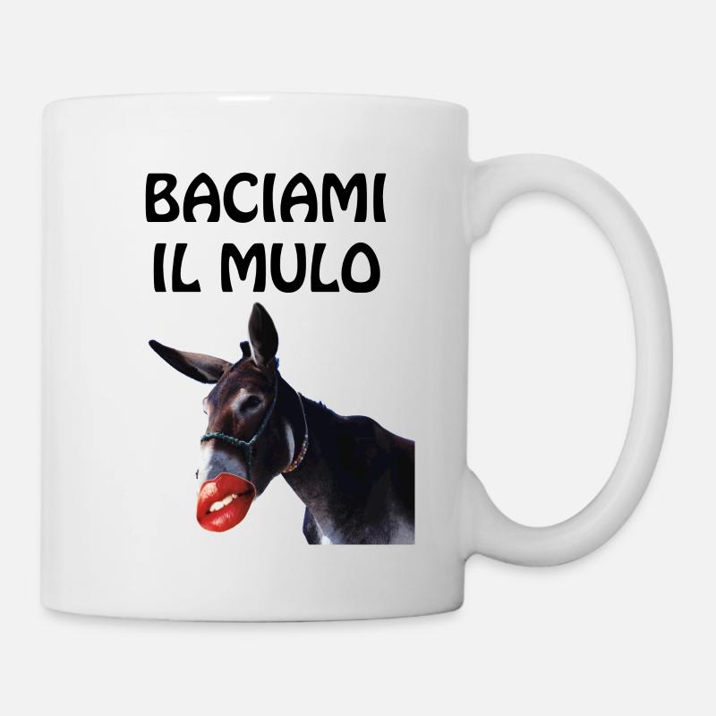 Baciami il mulo - Mug blanc - blanc