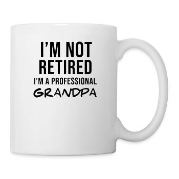 Ruhestand Großvater Spruch Opa - Tasse - Weiß - Rechts