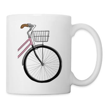 Idée de cadeau de vélo de vélo de route de vélo de montagne de dames - Mug blanc - blanc - Droite