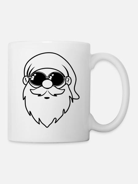 Zwerg lustig witzig Sonnenbrille - Tasse - Weiß