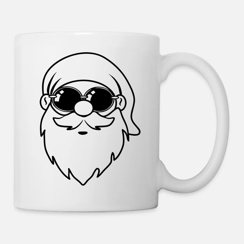 Zwerg lustig witzig Sonnenbrille - Tasse - Weiß
