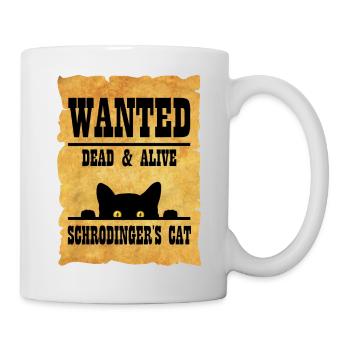 Schrödingers Katze - Tasse - Weiß - Rechts