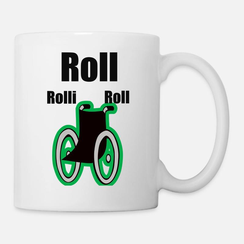 Rollstuhl - Tasse - Weiß