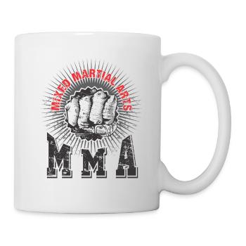 MMA - Mixed Martial Arts - Tasse - Weiß - Rechts