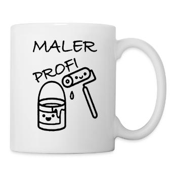 Süsser Maler Profi - Tasse - Weiß - Rechts