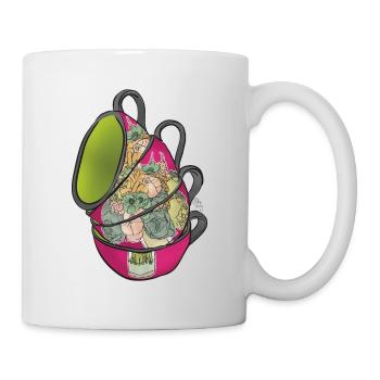 tassesfleurs - Mug blanc - blanc - Droite