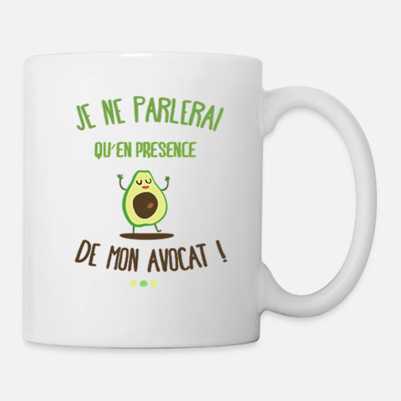 Ich werde nur in Gegenwart meines Anwalts sprechen - Tasse - Weiß