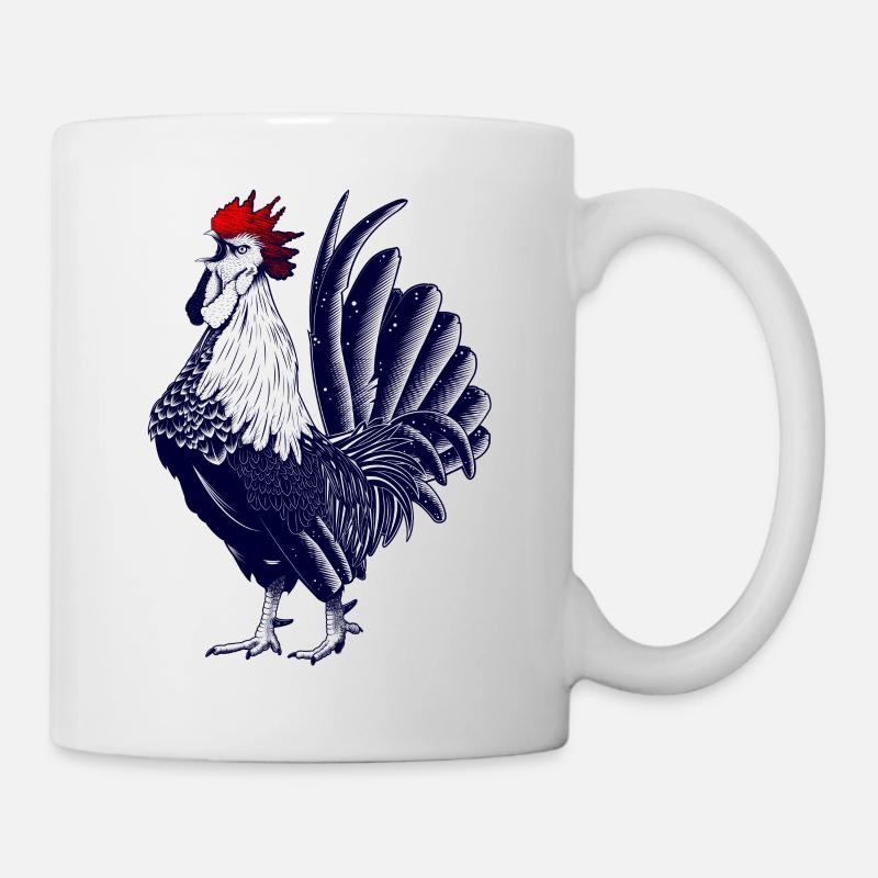 Coq - Equipe de France - Mug blanc - blanc