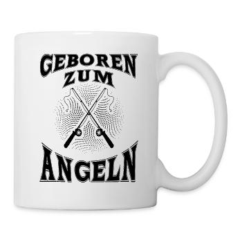 Born for fishing - Mug - white - Right