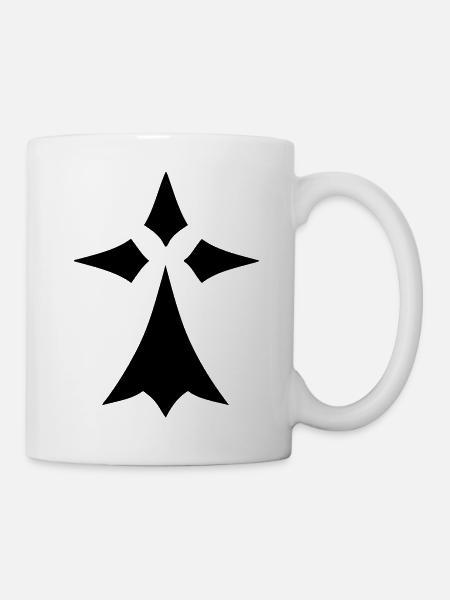 hermine bretonne symbole region bretagne - Mug blanc - blanc