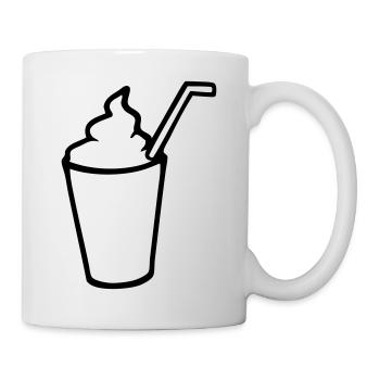 Milchshake - Tasse - Weiß - Rechts