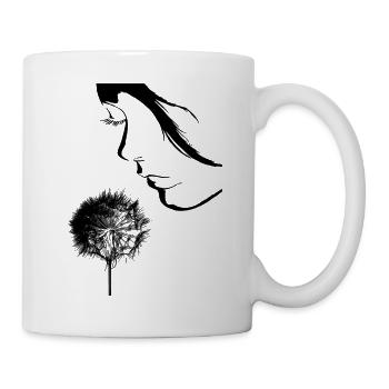 Dandelion Women's Face - Mug - white - Right