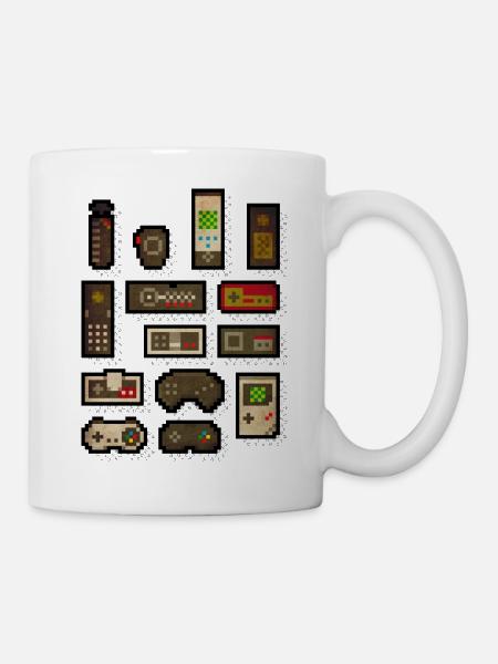 pixelcontrol - Tasse - Weiß