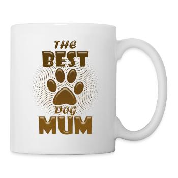 The best dog mum - Mug blanc - blanc - Droite
