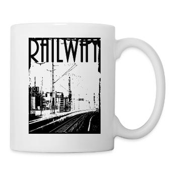 Railway - Mug blanc - blanc - Droite