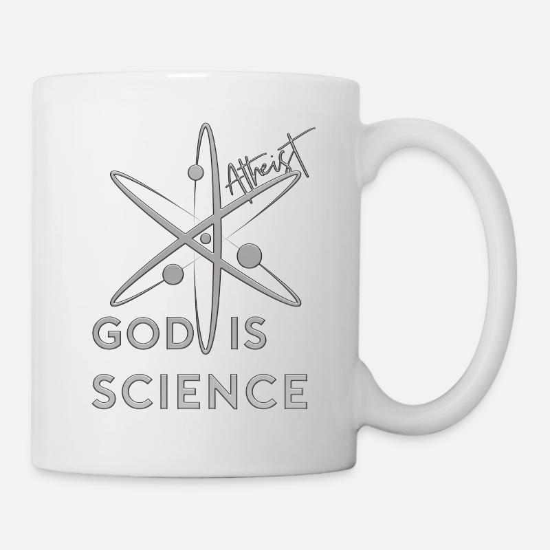 God is science - Tasse - Weiß