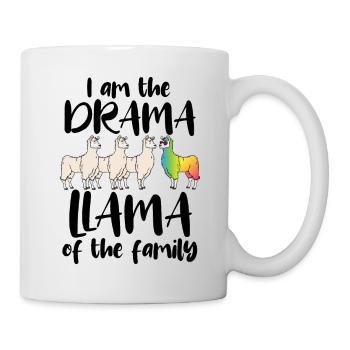 Drame Lama de la famille Drame Lama Rainbow LGBT - Mug blanc - blanc - Droite