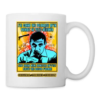 lino ventura j'ai connu une polonaise - Mug blanc - blanc - Droite