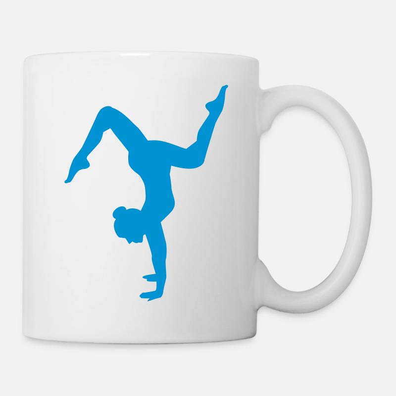 Gymnastique - Mug blanc - blanc