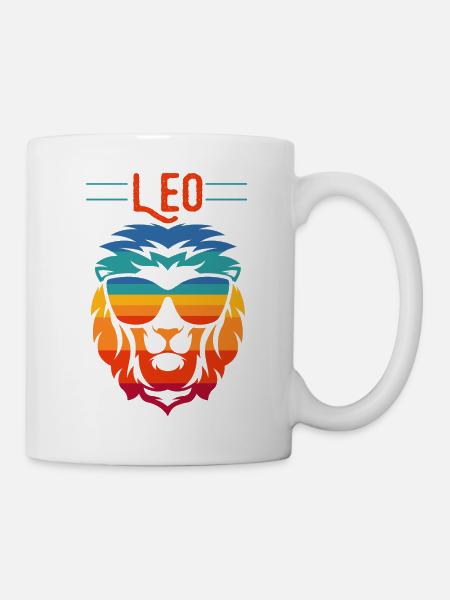 Leo Zodiac - Mug - white