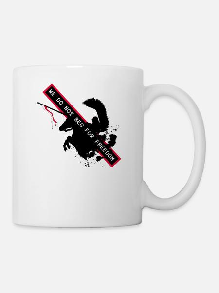 NOVEMBER 11TH WE DO NOT BEG FOR FREEDOM - Mug - white