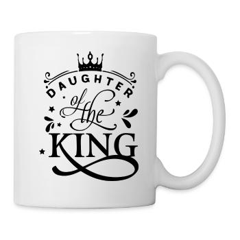 Daughter of the King Daughter Papa Father Father's Day V - Mug - white - Right