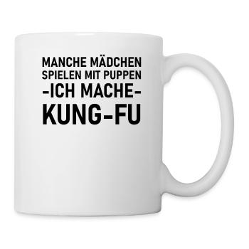 Kung Fu - Tasse - Weiß - Rechts