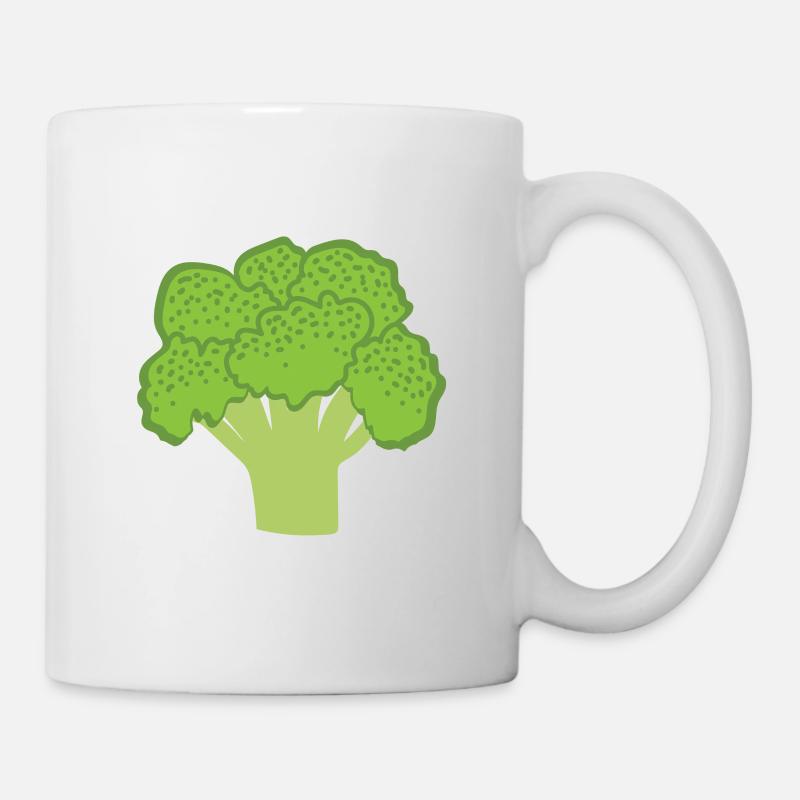 Brokkoli / broccoli - Tasse - Weiß