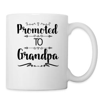 Promu à grand-père - Mug blanc - blanc - Droite